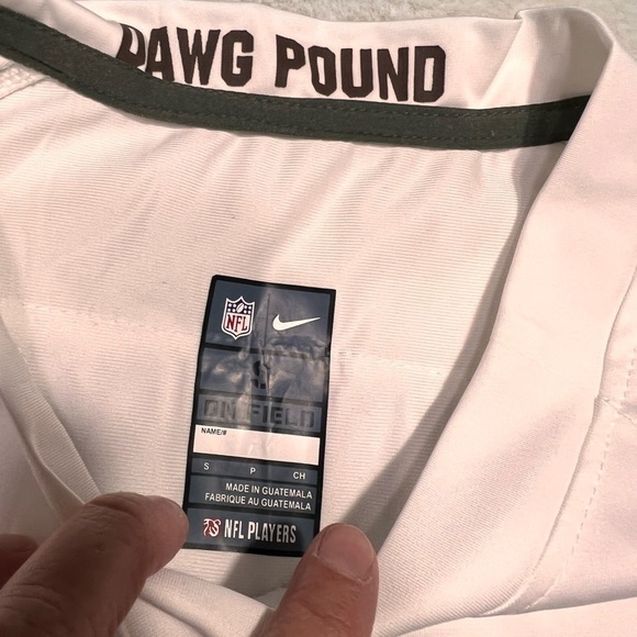 NFL Cleveland #13 Beckham Jr jersey Dawg Pound Tesm Apparel size small - Picture 3 of 6